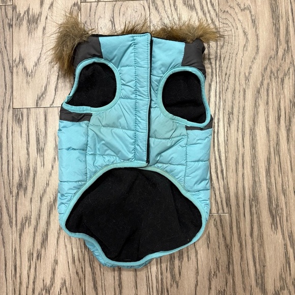 North Fetch Blue Dog Hooded Parka - Size Medium - Picture 2 of 4